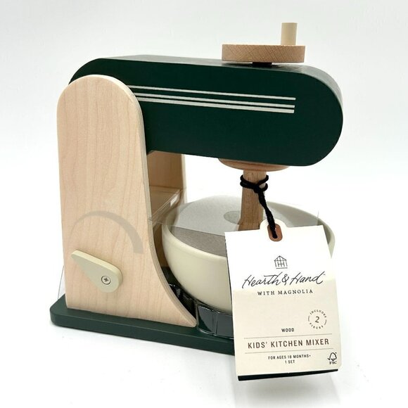 Hearth & Hand Magnolia Toy Kitchen‎ Mixer - Green - Picture 4 of 9